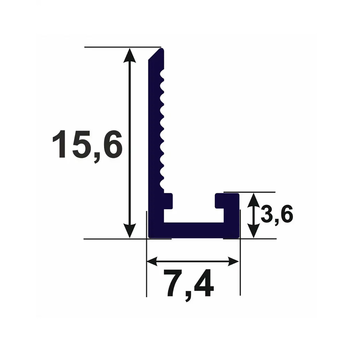 Антиплинтус DEAL 15/7 Технічні дані