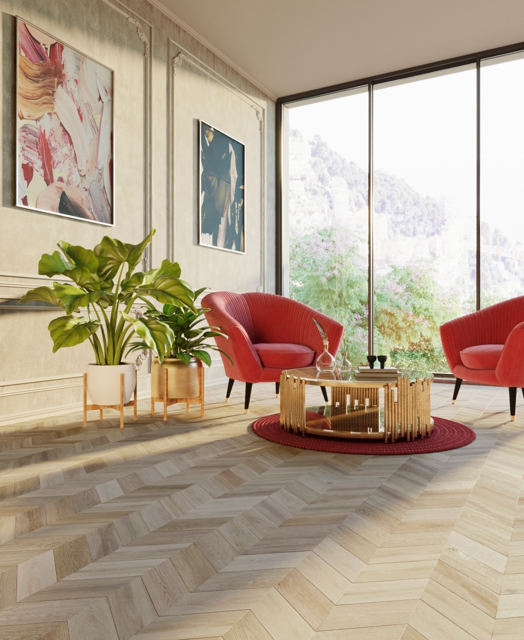 Moduleo Impress Expressive Bohemian  Интерьер Bohemian 61254