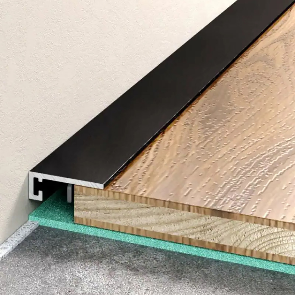 Плинтус под виниловую плитку IVC (Moduleo).