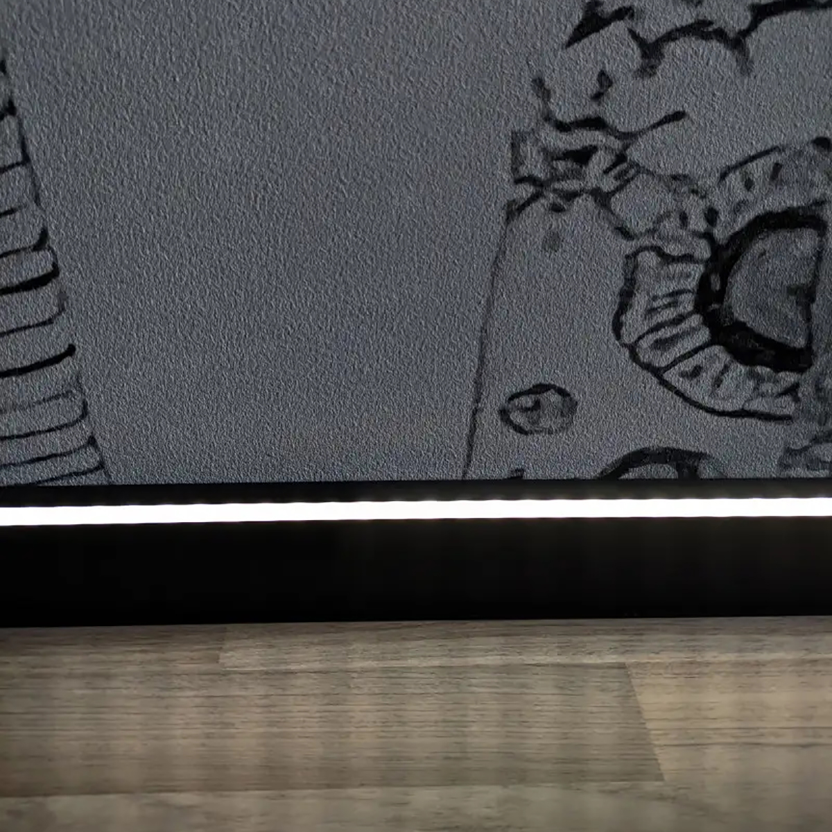 Накладной LED плинтус DEAL 4/78 LED DEAL 4/78 Чорний