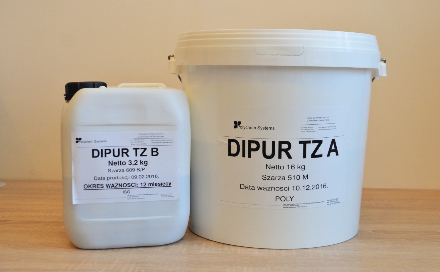 Клей для искусственной травы 2-компонентный DIPUR TZ А (16кг) + DIPUR TZ В (3.2кг) DIPUR TZ А В