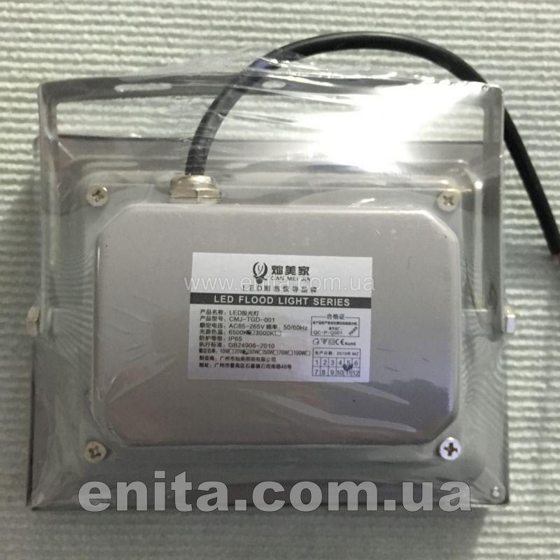 Прожектор LED 20w Вид сзади