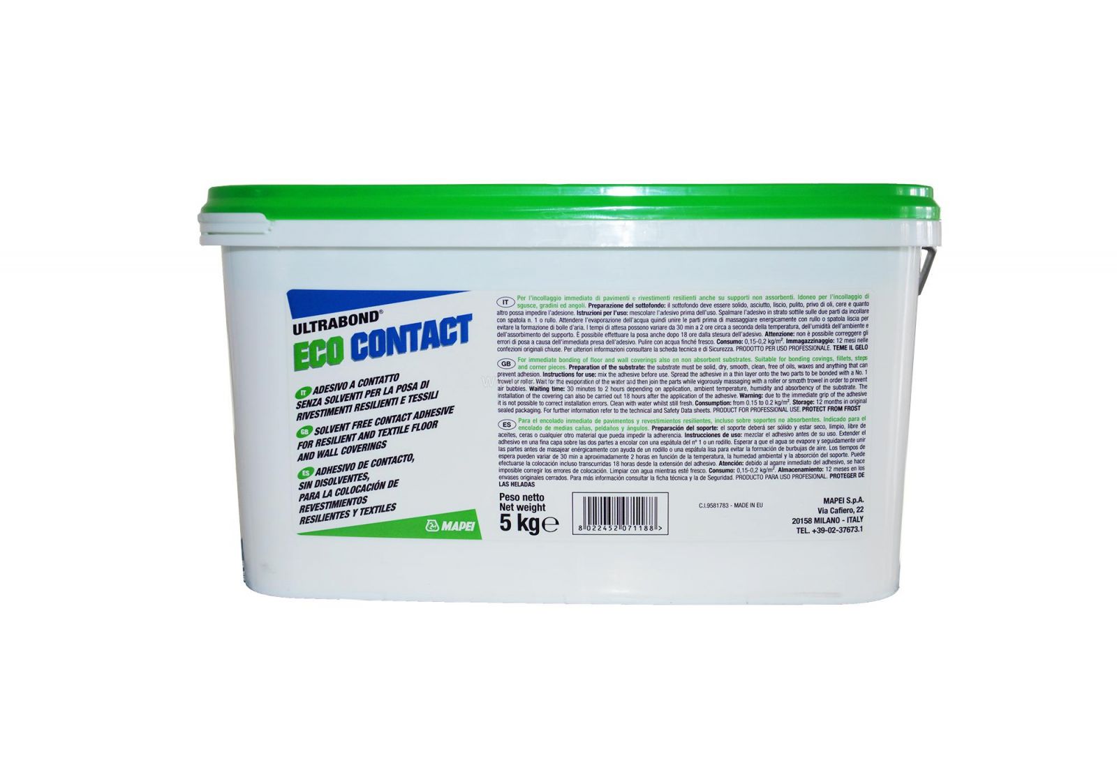 Клей контактный Mapei Ultrabond Eco Contact 5 кг Клей контактный Mapei Ultrabond Eco Contact 5 кг