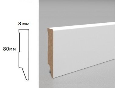 Плинтус МДФ A-80 Плинтус МДФ A-80