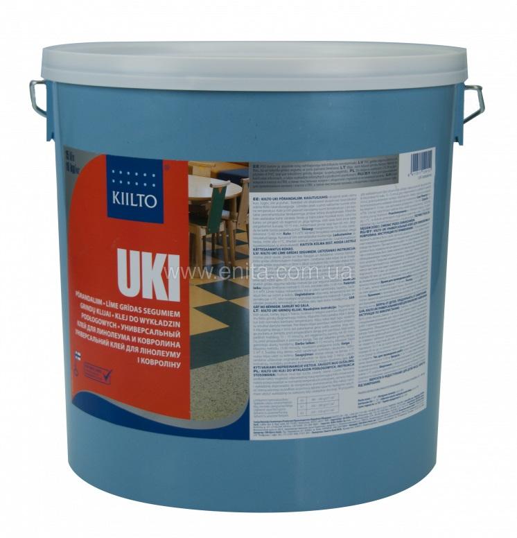 Клей для бытового линолеума и ковролина Kiilto Uki 15л (18кг)
