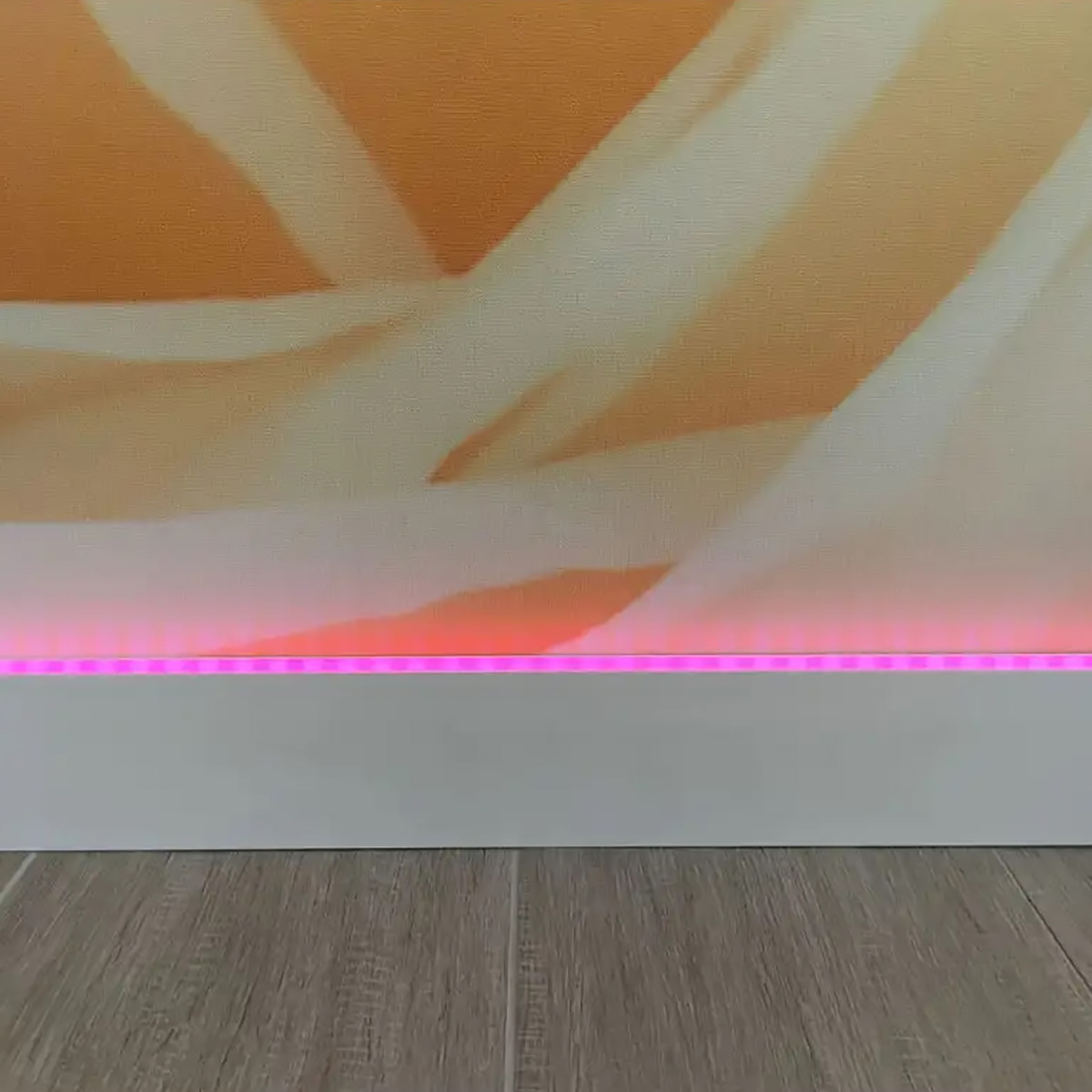 Алюминиевый плинтус DEAL 80/15 LED  DEAL 80/15 LED Білий