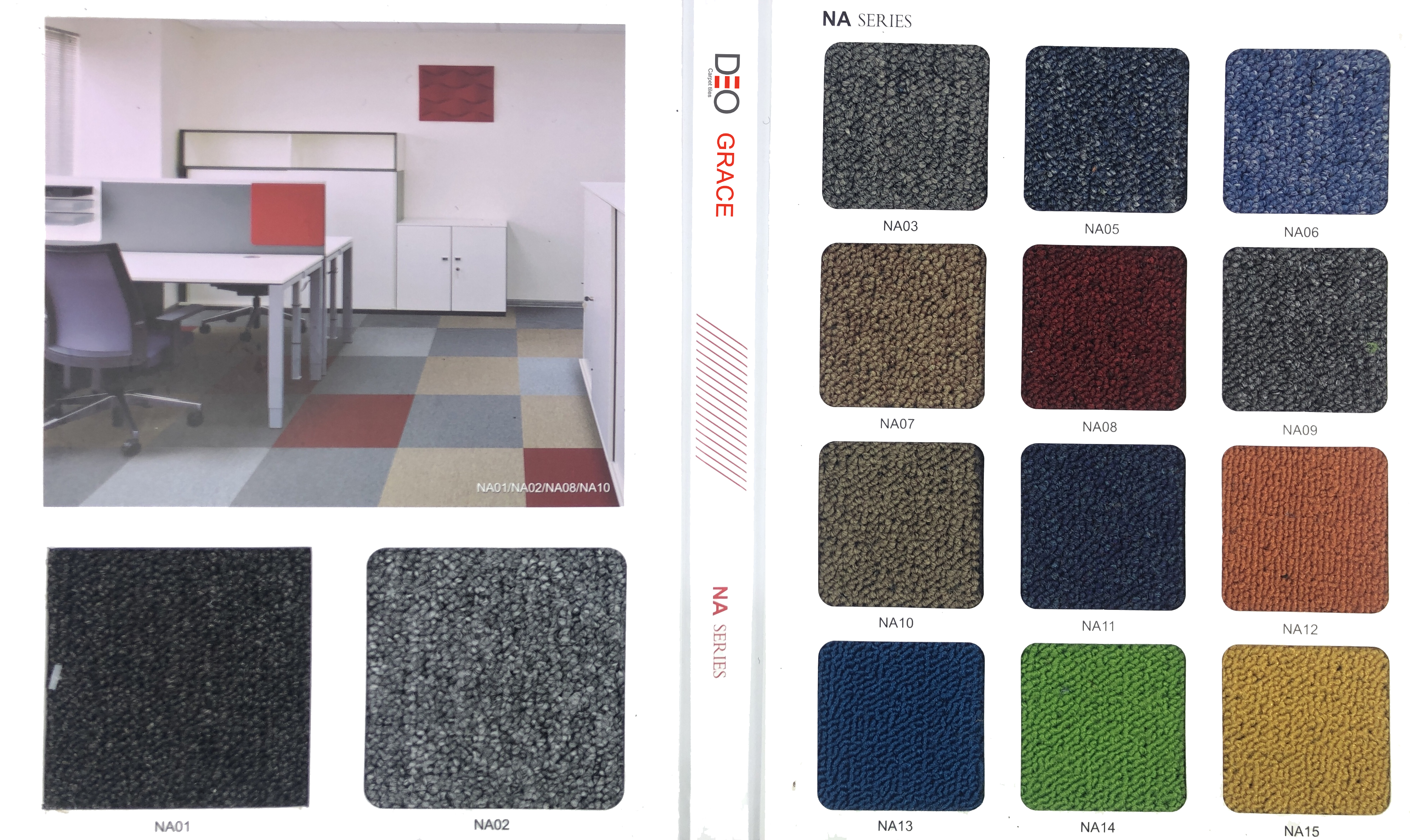 Ковровая плитка DEO Grace Stripe